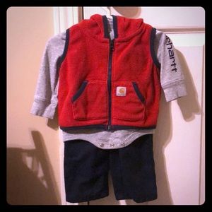 Baby Boy Carhartt Outfit + Shirt